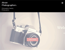 Tablet Screenshot of akronphotographers.org